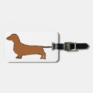 Étiquette À Bagage dachshund