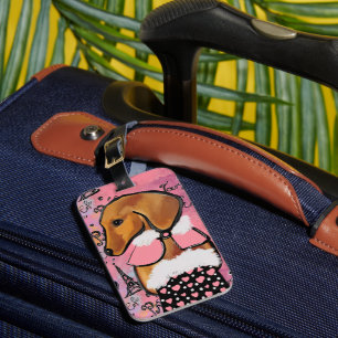 Étiquette À Bagage Dachshund