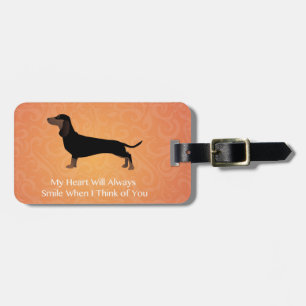 Étiquette À Bagage Dachshund - Penser à votre design