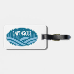 Étiquette À Bagage Damas Virginie Extérieur