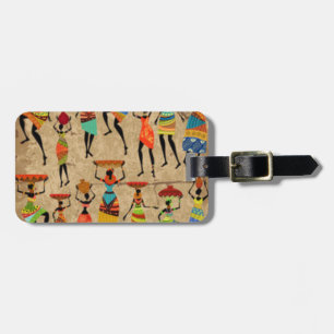 Étiquette À Bagage Dames africaines de danse