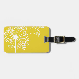 Étiquette À Bagage Dandelion jaune
