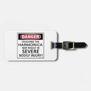 Étiquette À Bagage Danger Harmonica
