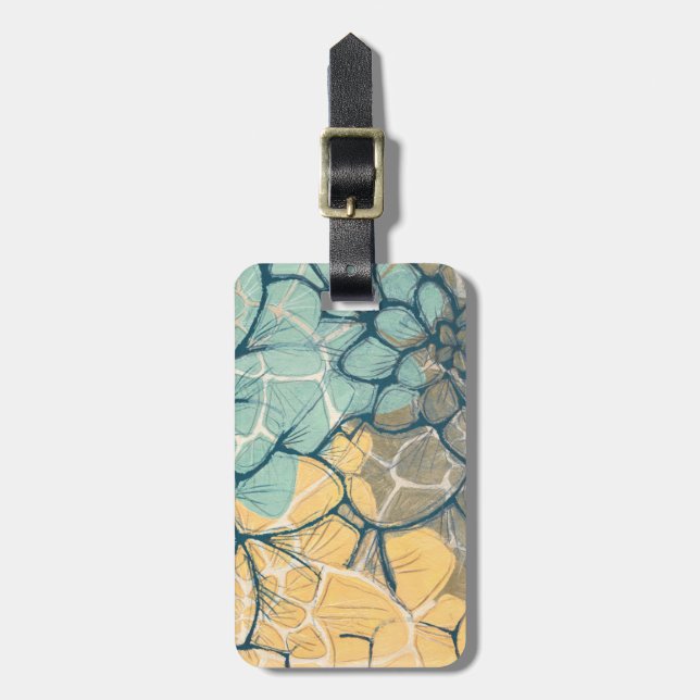 Étiquette À Bagage Danse I de dahlia (Devant Vertical)