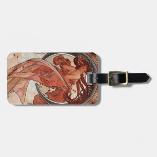 Étiquette À Bagage Danse par Alphons Mucha