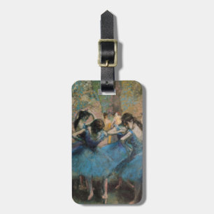 Étiquette À Bagage Danseurs d'Edgar Degas   dans le bleu, 1890
