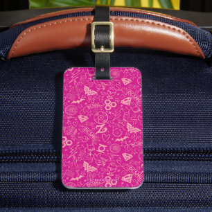 Étiquette À Bagage DC Super Hero Girls Pink Icon Motif