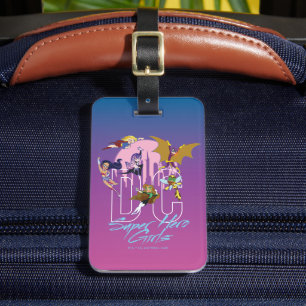 Étiquette À Bagage DC Super Hero Girls Skyline