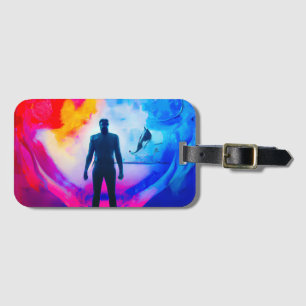 Étiquette À Bagage Debout dans les couleurs