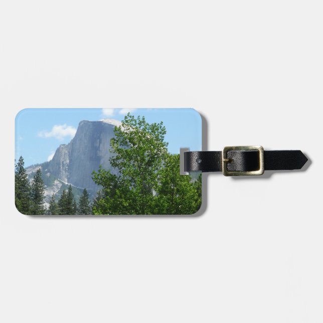 Étiquette À Bagage Demi-dôme en été du parc national Yosemite (Devant horizontal)