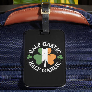 Étiquette À Bagage Demi-gaélique demi-ail irlandais italien St. Patri