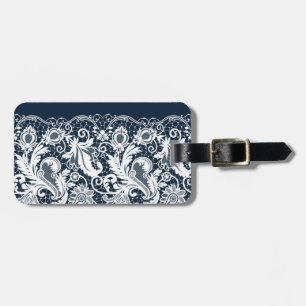 Étiquette À Bagage Dentelle blanche 2
