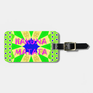 Étiquette À Bagage Dernier Hakuna Matata magnifique design Extraordin