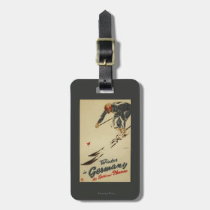 Étiquette À Bagage Descendeur - promo de sport et de plaisir