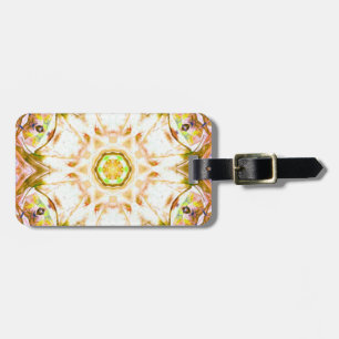 Étiquette À Bagage design abstrait élégant motif chic yoga