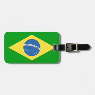 Étiquette À Bagage Design de Brazil Flag