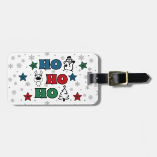 Étiquette À Bagage Design de Noël Ho-Ho-Ho
