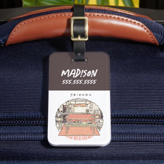 Étiquette À Bagage Dessin de Chillin avec AMIS™ (Insitu Rectoal 2)