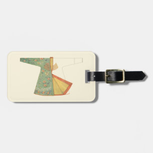 Étiquette À Bagage Dessin de Kimono semi-fini