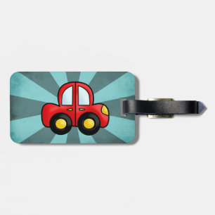 Étiquette À Bagage dessin de voiture