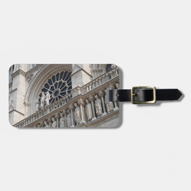 Étiquette À Bagage Détail Notre Dame (Devant horizontal)