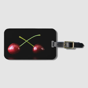 Étiquette À Bagage Deux cerises bc ltcnm