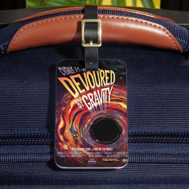 Étiquette À Bagage Dévasté Par Gravité Halloween Trou Horreur Noir (Insitu Rectoal 2)