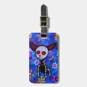 Étiquette À Bagage Dia de los Muertos Chihuahua