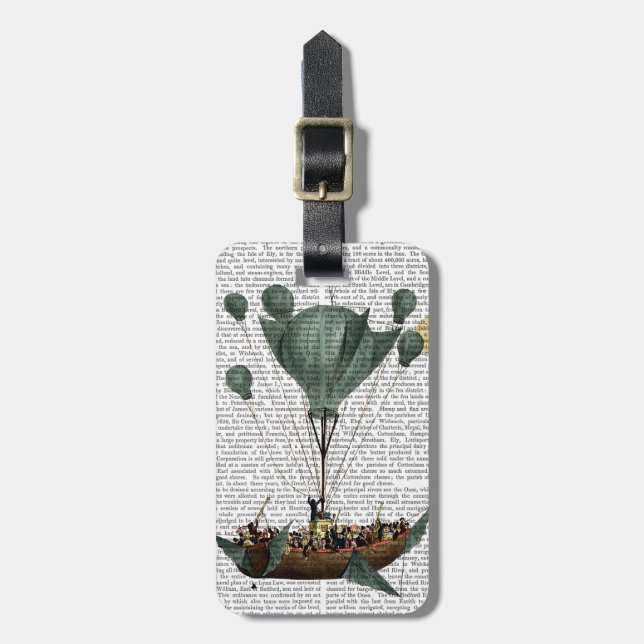 Étiquette À Bagage Diligenza Per La Luna 2 (Devant Vertical)