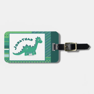 Étiquette À Bagage Dinosaur porte-bagages pour enfants.