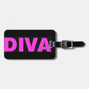 Étiquette À Bagage Diva