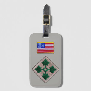 Étiquette À Bagage Division d'infanterie de la 4e Division d'infanter