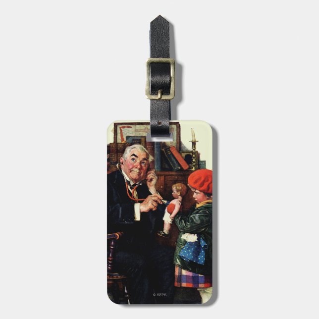 Étiquette À Bagage Docteur et la poupée (Devant Vertical)