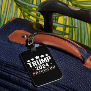 Étiquette À Bagage Donald Trump 2024 Reprenez l'élection de l'Amériqu