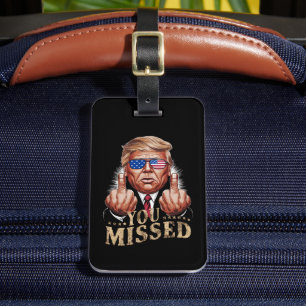 Étiquette À Bagage Donald Trump - L'élection américaine vous a manqué
