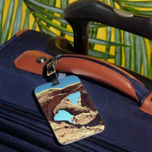 Étiquette À Bagage Double Arch Desert Photo (Insitu Rectoal 1)