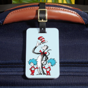 Étiquette À Bagage Dr. Seuss Le Chat Chapeauté, Chose Un et Chose D