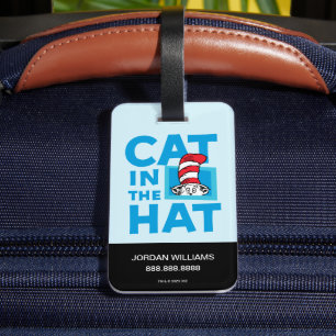 Étiquette À Bagage Dr. Seuss Logo du Chat dans le Chapeau