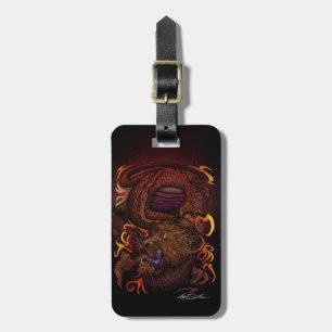 Étiquette À Bagage Dragon (conception de signature)