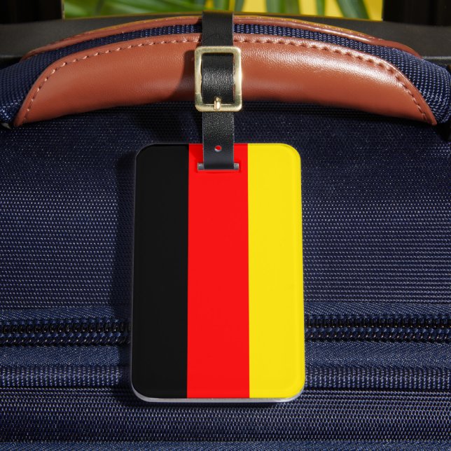 Étiquette À Bagage Drapeau Allemagne (Insitu Rectoal 2)