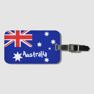 Étiquette À Bagage Drapeau australien