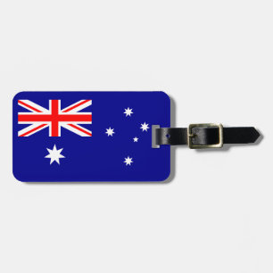Étiquette À Bagage Drapeau australien patriotique