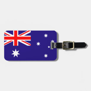 Étiquette À Bagage Drapeau australien pour bagages et valises