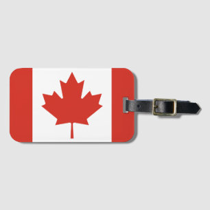 Étiquette À Bagage Drapeau canadien pour les amoureux du Canada