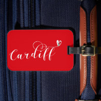 Drapeau Cardiff Coeur, Caerdydd, Pays de Galles