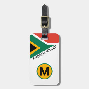 Étiquette À Bagage Drapeau d'Afrique du Sud Bagages de voyage personn