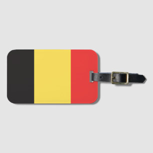 Étiquette À Bagage Drapeau de Belgique