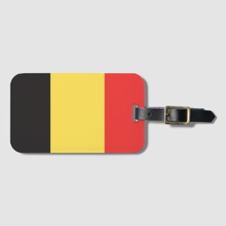 Étiquette À Bagage Drapeau de Belgique