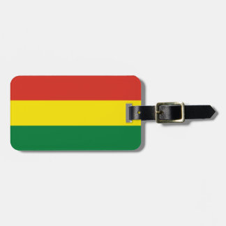 Étiquette À Bagage Drapeau de Bolivie