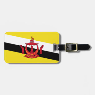 Étiquette À Bagage Drapeau de Brunei Easy ID Personal